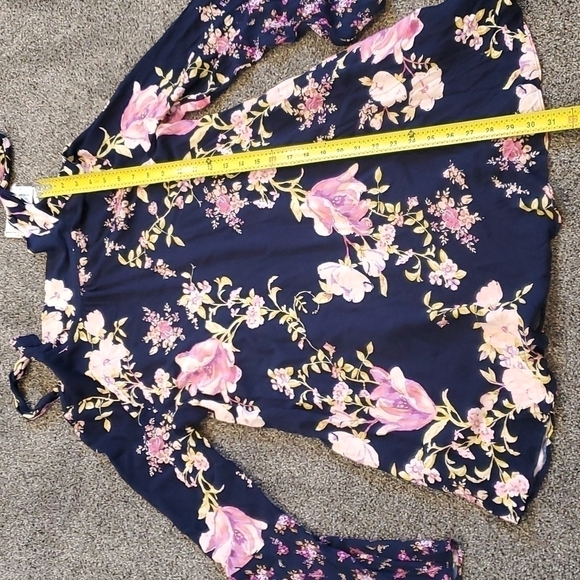 NWT Free People Tate Tunic/Mini Dress in Midnight Combo top - Picture 7 of 11